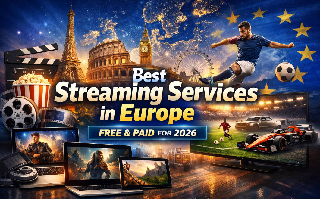 25 Best Streaming Services in Europe (Free & Paid) for 2026: Movies, Shows & Live Sports