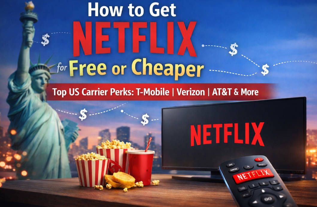 How to Get Netflix for Free or Cheaper in 2026: Top 4 US Carrier Perks (T-Mobile, Verizon, AT&T & More)