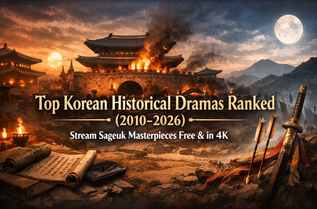 Top Korean Historical Dramas Ranked (2010-2026): Stream Sageuk Masterpieces Free & in 4K