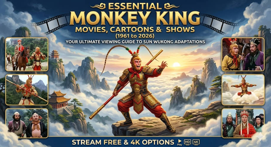 22 Essential Monkey King Movies, Cartoons & Shows (1961 to 2026): Stream Free & 4K Options