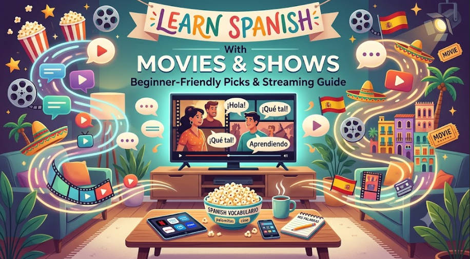 Learn Spanish with Movies & Shows: 25 Beginner-Friendly Picks & Streaming Guide (2026)