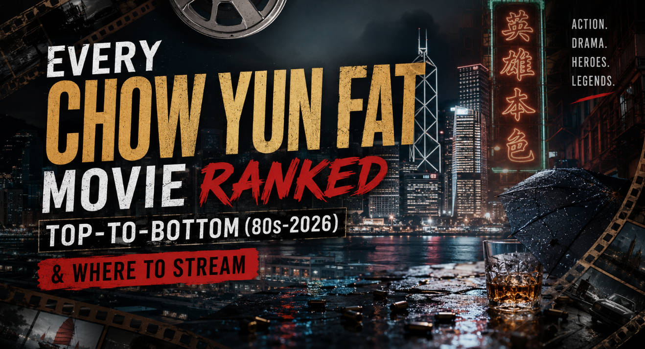 Every Chow Yun Fat Movie Ranked Top-to-Bottom (80s-2026) & Where to Stream
