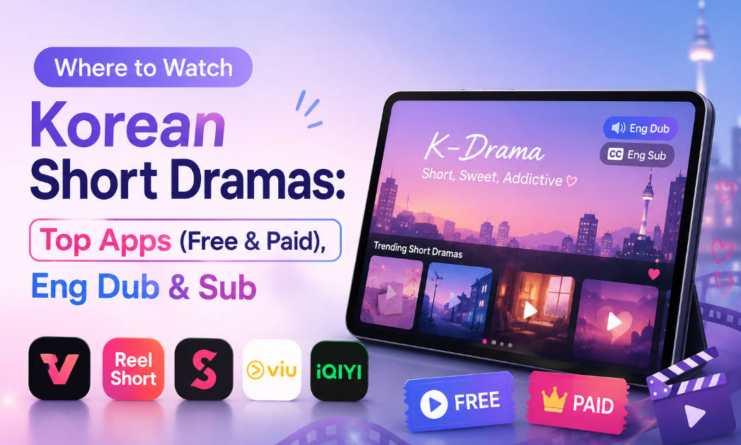 Where to Watch Korean Short Dramas: Top Apps (Free & Paid), Eng Dub & Sub