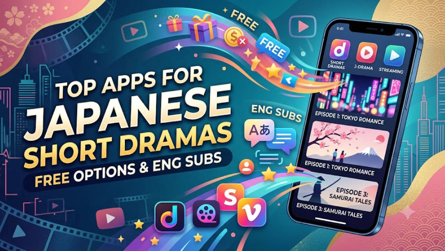 Top 17 Apps for Japanese Short Dramas: Free Options & Eng Subs