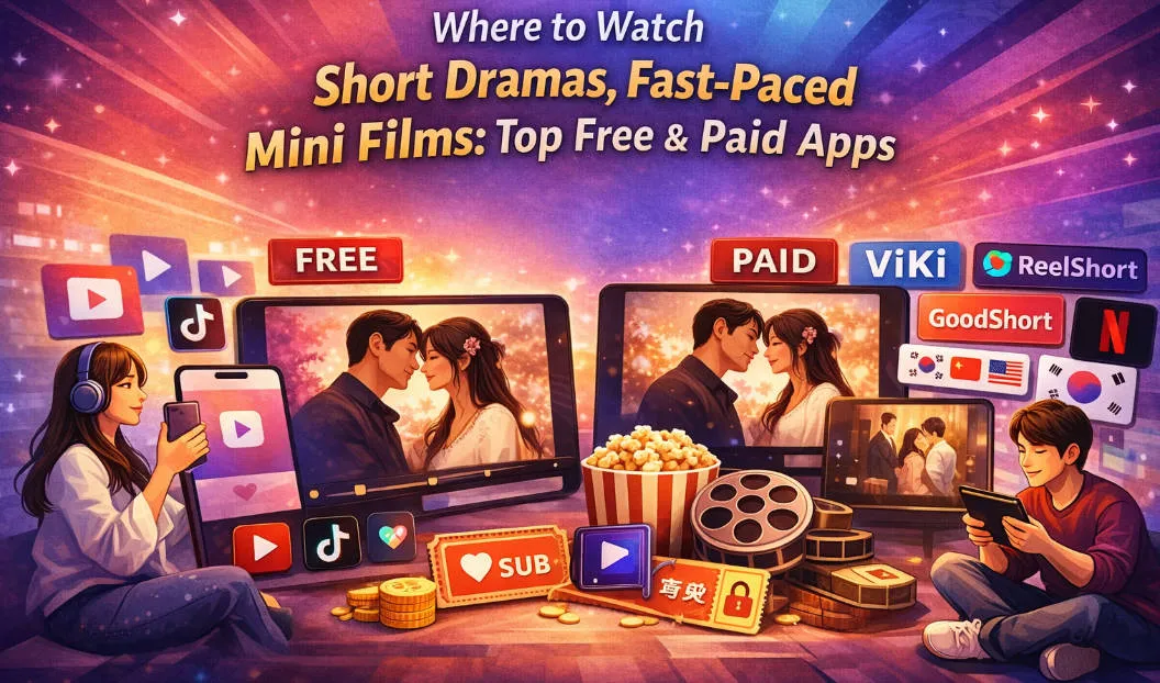Where to Watch Short Dramas, Fast-Paced Series & Mini Films (2026): Top Free & Paid Apps