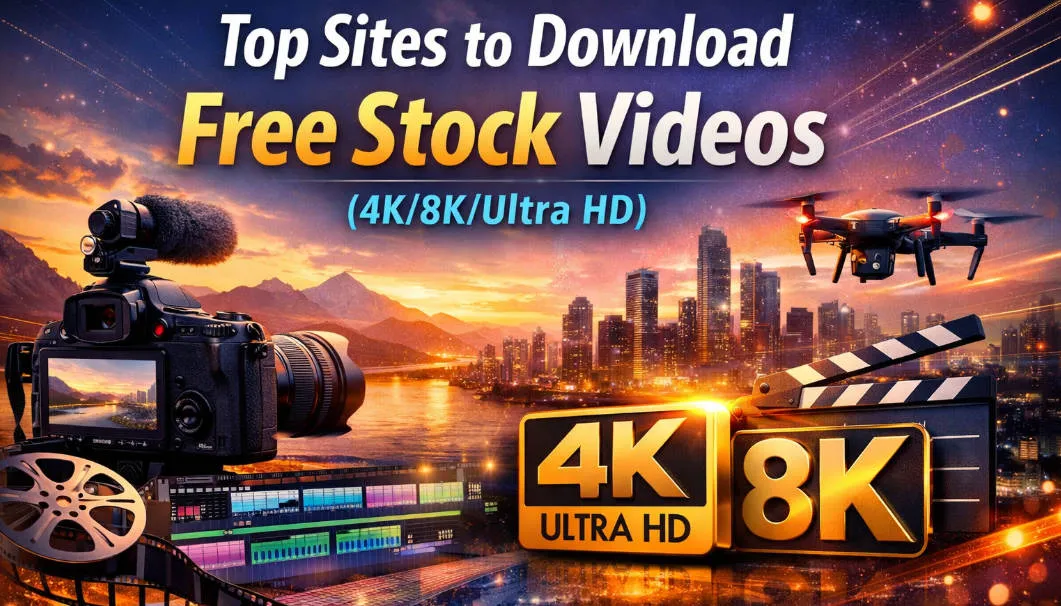 Top 17 Sites to Download Free Stock Videos (4K/8K/Ultra HD): High-Quality, Legal and Safe