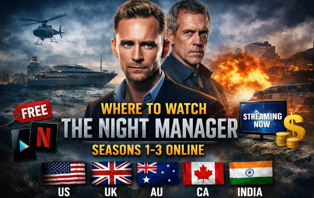 Where to Watch The Night Manager Seasons 1-3 Online (2026): Free & Paid Options in US, UK, AU, CA & India