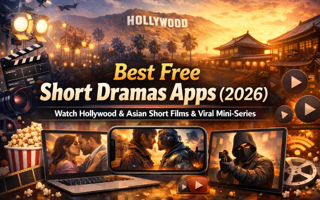 21 Best Free Short Dramas Apps (2026): Watch Hollywood & Asian Short Films & Viral Mini-Series