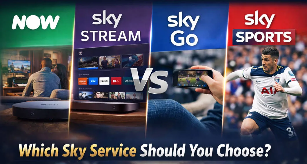 NOW vs. Sky Stream vs. Sky Go vs. Sky Sports: Which Sky Service Should You Choose? (2026)