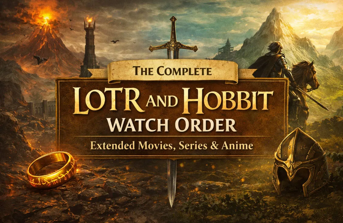 The Complete LOTR and Hobbit Watch Order (2026): Extended Movies, Series & Anime