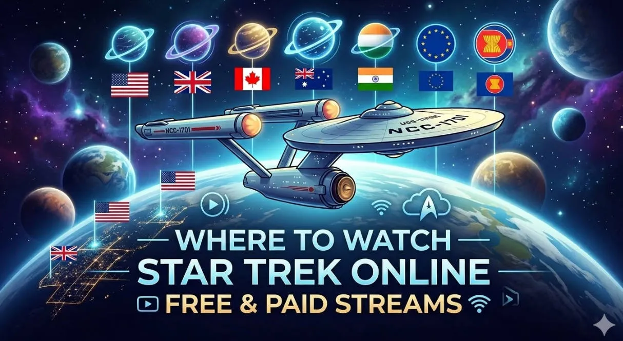 Where to Watch Star Trek Online (2026): Free & Paid Streams in US, UK, CA, AU, India, Europe & SEA