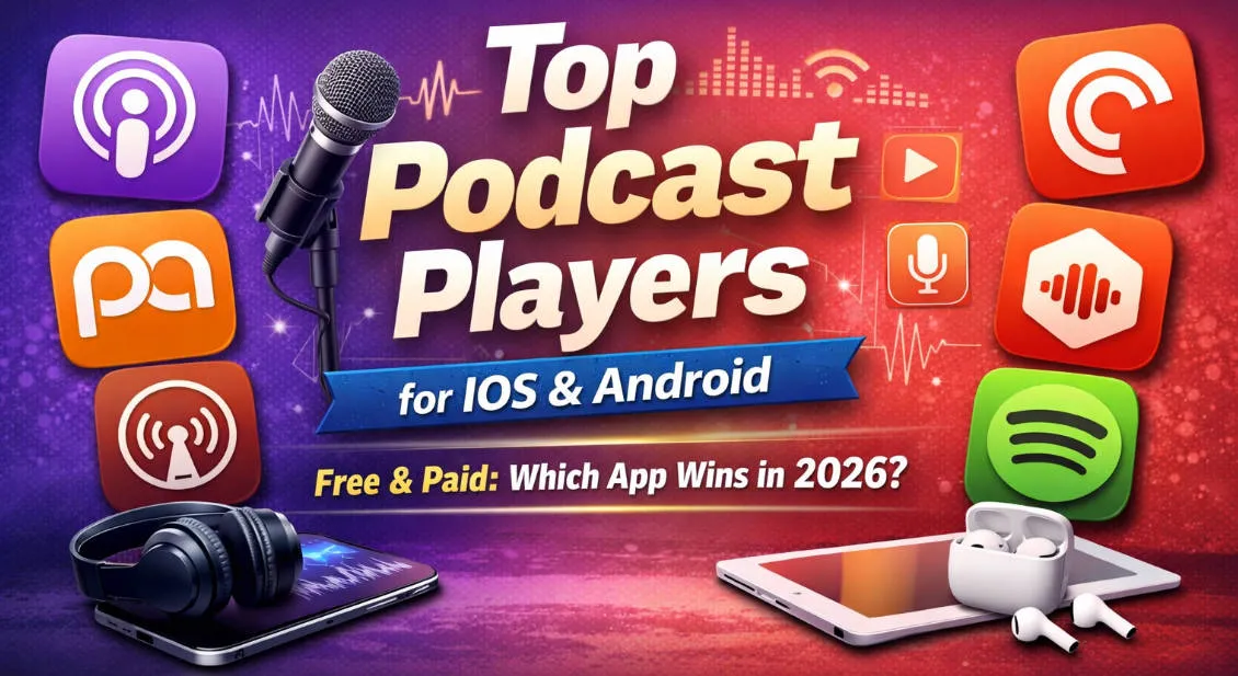 Top 20 Podcast Players for iOS & Android (Free & Paid): Which App Wins in 2026?