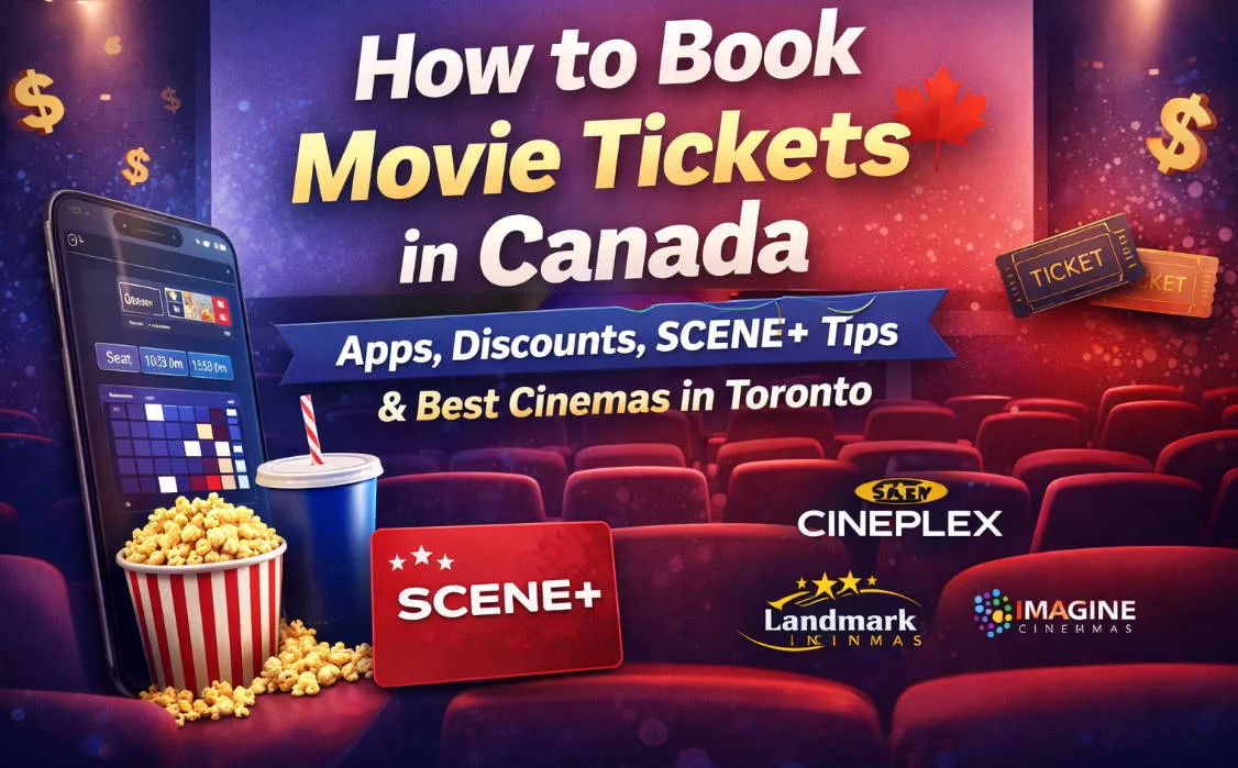 How to Book Movie Tickets in Canada (2026): Apps, Discounts, SCENE+ Tips & Best Cinemas in Toronto