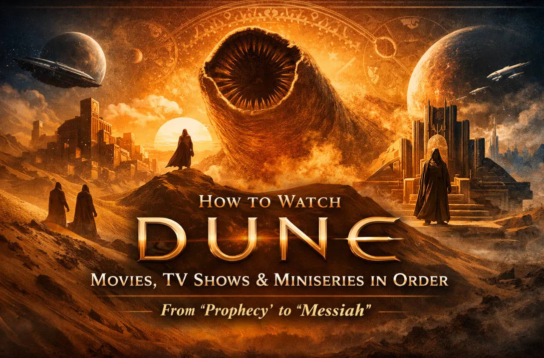 How to Watch Dune Movies, TV Shows & Miniseries in Order (2026): From