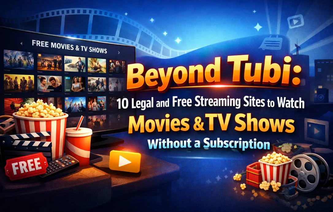Beyond Tubi: 10 Legal and Free Streaming Sites to Watch Movies & TV Shows Without a Subscription.