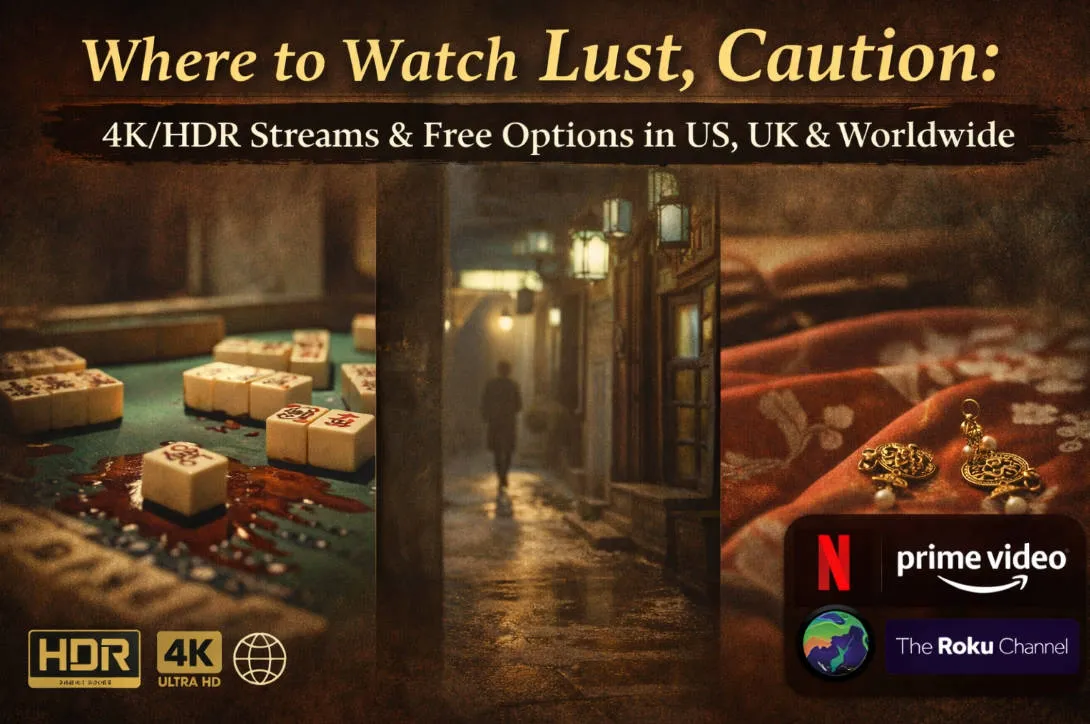Where to Watch Lust, Caution: 4K/HDR Streams & Free Options in US, UK & Worldwide