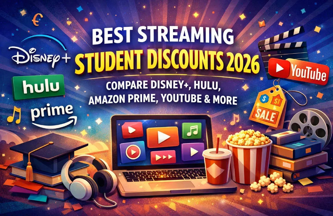 Best Streaming Student Discounts 2026: Compare Disney+, Hulu, Amazon Prime, YouTube and More