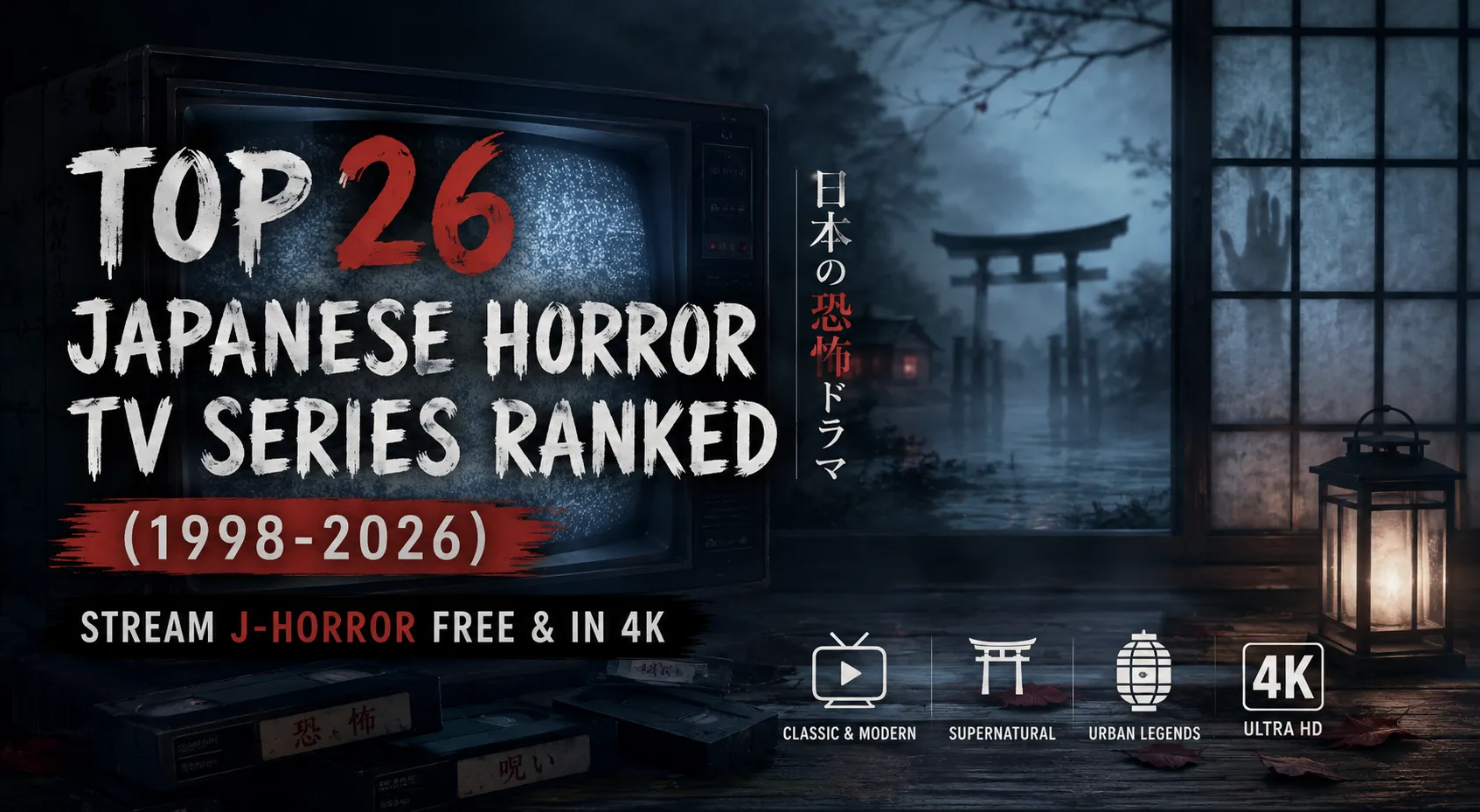 Top 26 Japanese Horror TV Series Ranked (1998-2026): Stream J-Horror Free & in 4K