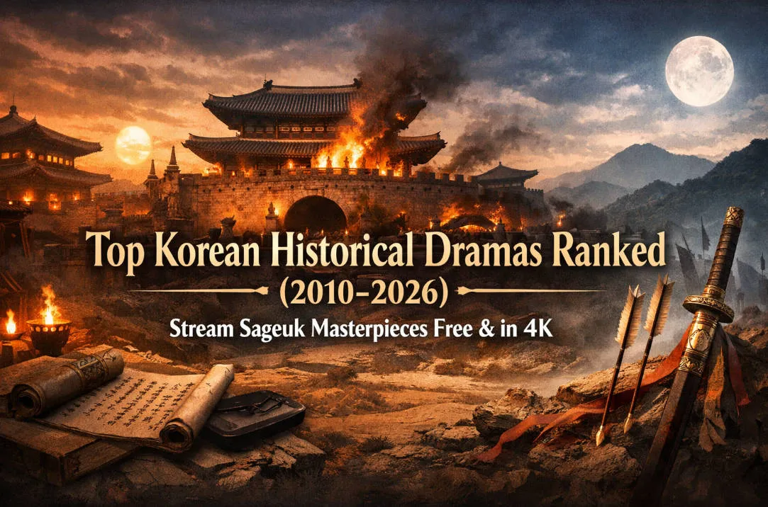 Top Korean Historical Dramas Ranked (2010-2026): Stream Sageuk Masterpieces Free & in 4K