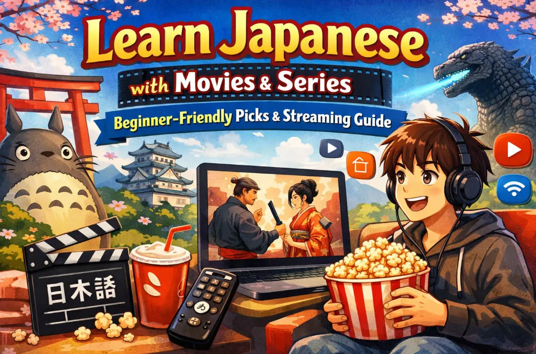 Learn Japanese with Movies & Series: 22 Beginner-Friendly Picks & Streaming Guide (2026)