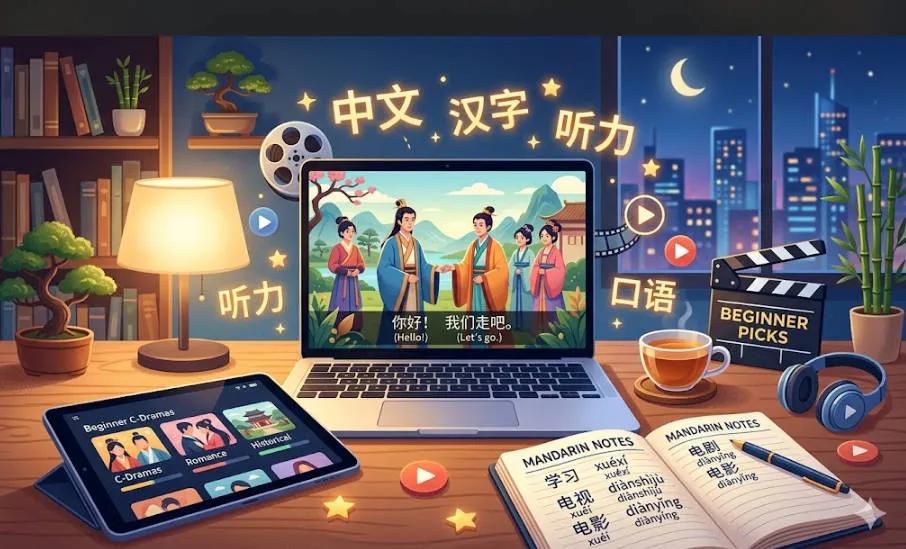 Learn Mandarin with C-Dramas & Movies: 25 Beginner-Friendly Picks & Streaming Guide (2026)