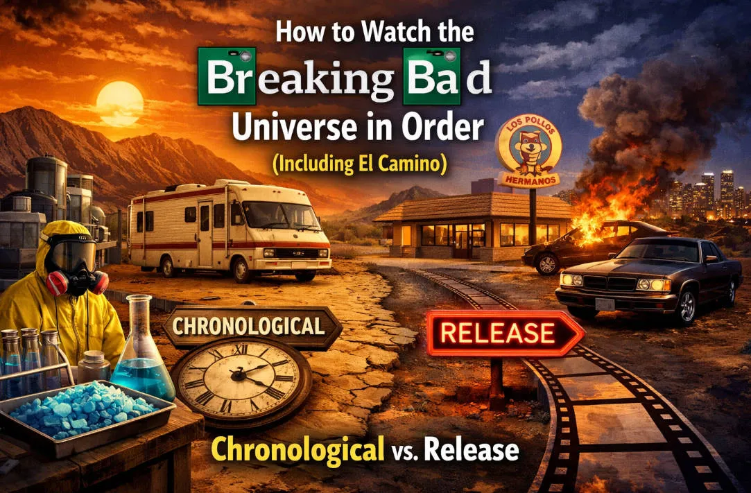 How to Watch the Breaking Bad Universe in Order (Including El Camino): Chronological vs. Release